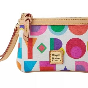 Dooney & Bourke Multicolor Geometric Wristlet